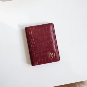 Skye Passport Cover | Limited Edition in Spiced Burgundy