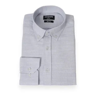 Slim Fit Casual Blue Shirt
