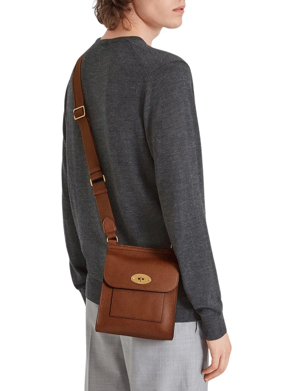 Small Antony Oak Small Classic Grain Leather