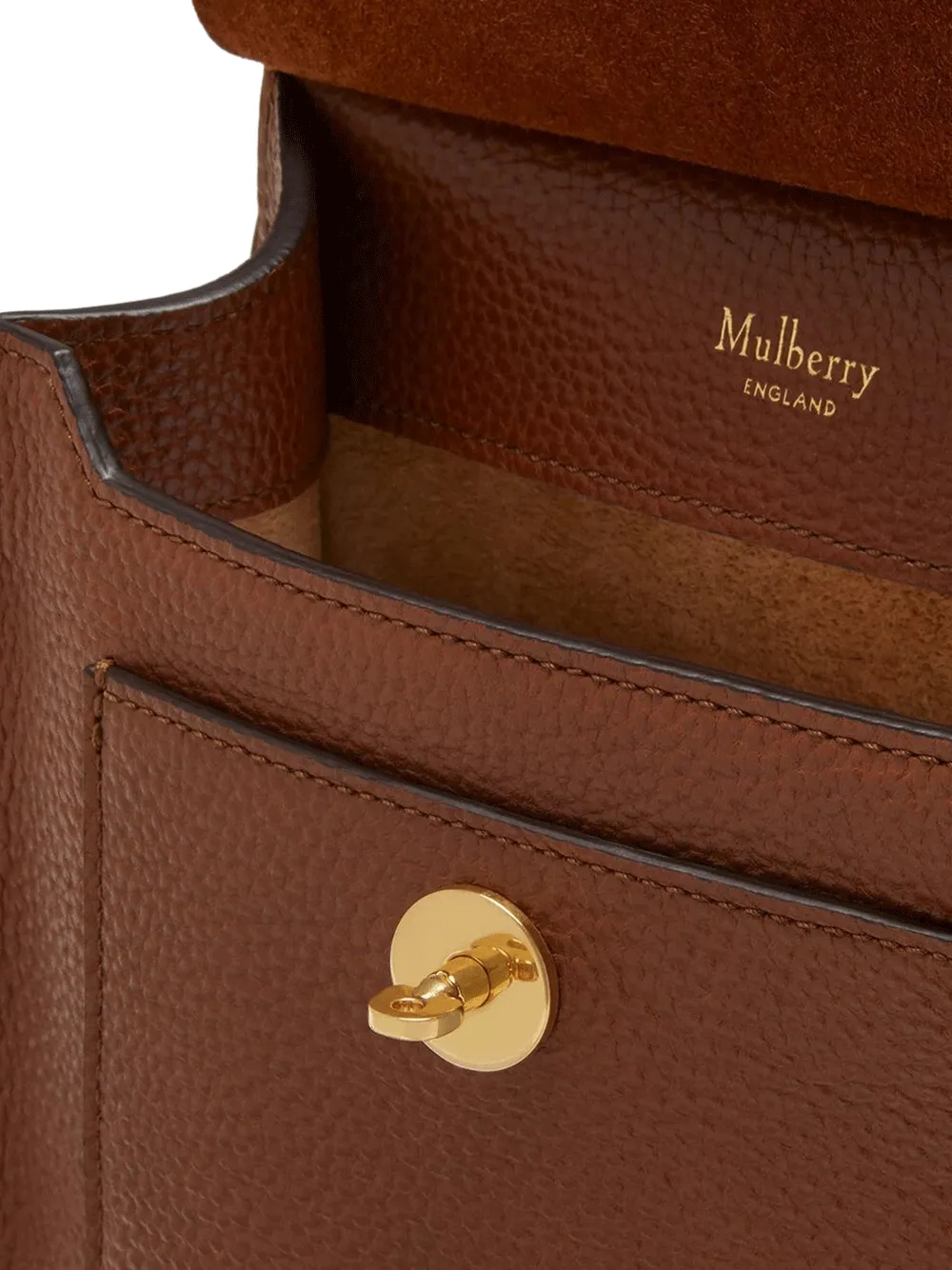 Small Antony Oak Small Classic Grain Leather