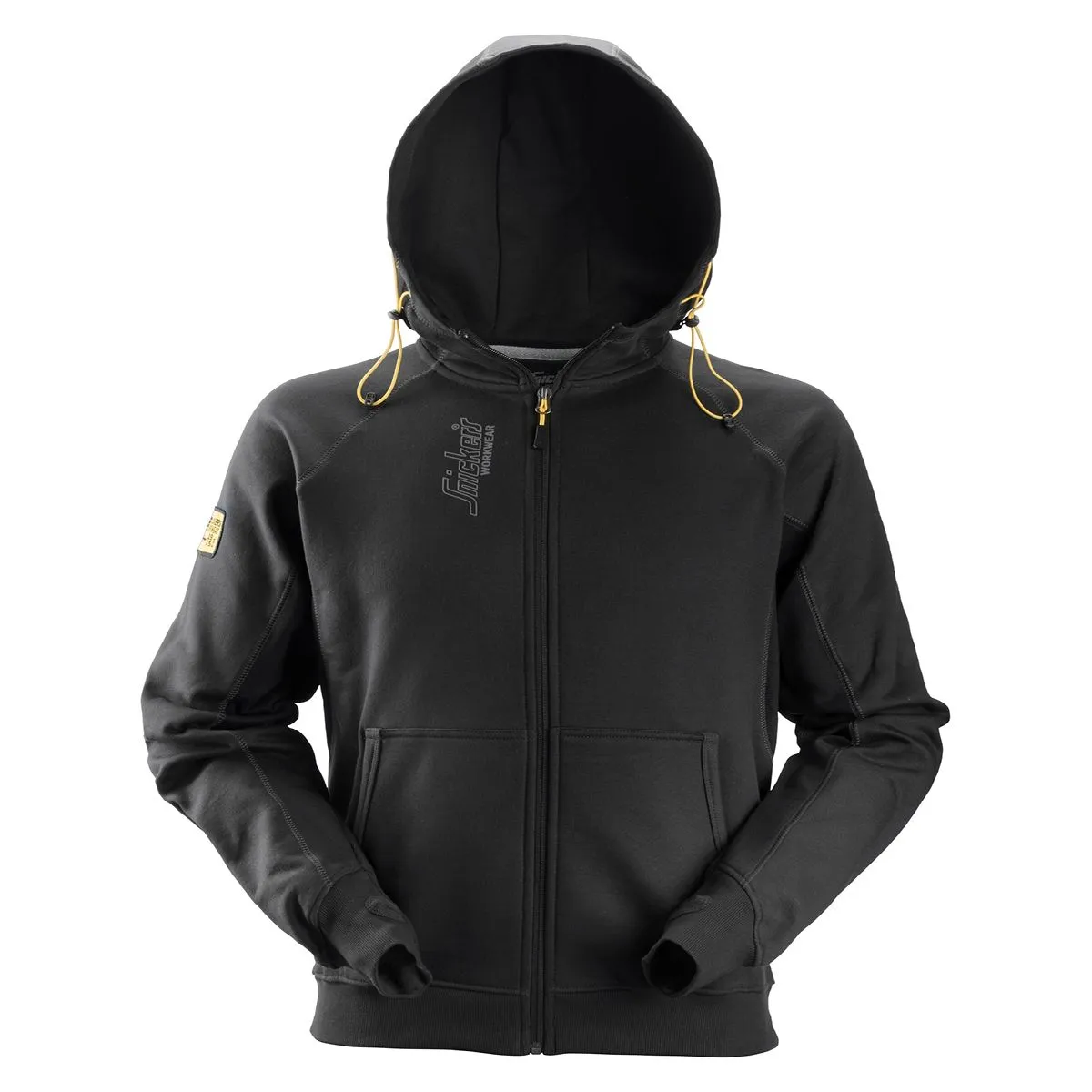 Snickers&#x20;2816&#x20;Hoodie&#x20;Zipped&#x20;Logo&#x20;-&#x20;Grey