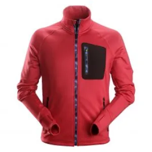 Snickers&#x20;8001&#x20;FlexiWork,&#x20;Stretch&#x20;Fleece&#x20;Jacket&#x20;-&#x20;Chili&#x20;Red