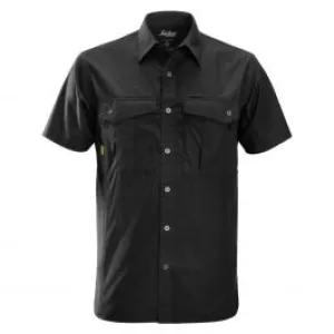 Snickers&#x20;8506&#x20;Rip&#x20;Stop&#x20;Shirt&#x20;s&#x2F;s&#x20;-&#x20;Black