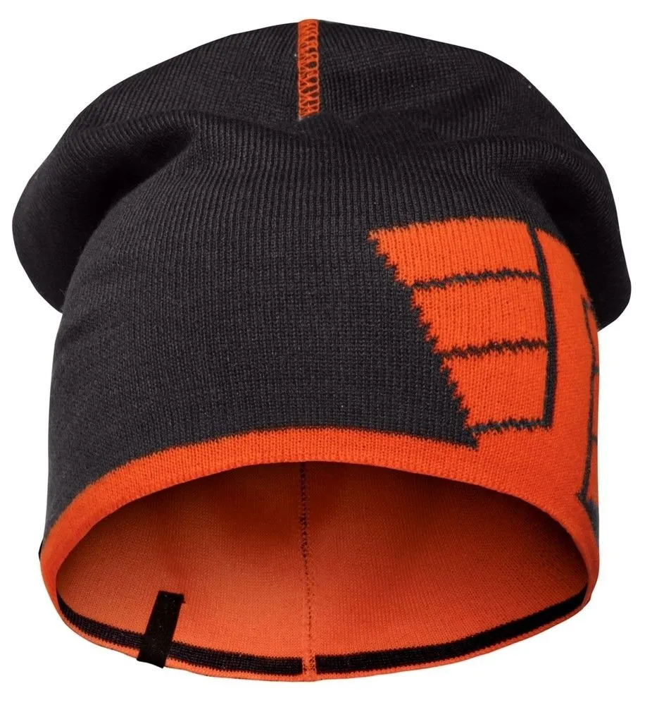 Snickers&#x20;9015&#x20;Reversible&#x20;Beanie&#x20;-&#x20;Navy&#x2F;High&#x20;Vis&#x20;Orange