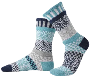 Snowfall Recycled Cotton Crew Socks