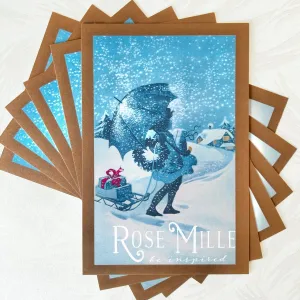 Snowy Scene - Layering PostCards