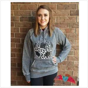 Soccer Snow Leopard Hoodie