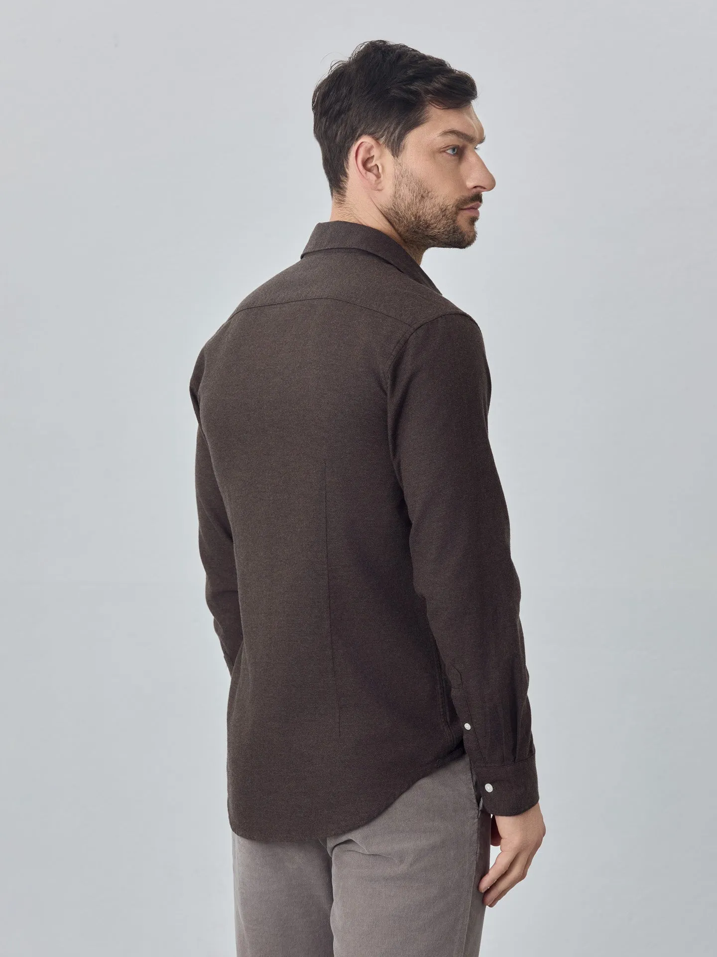 Soft Flannel mélange shirt