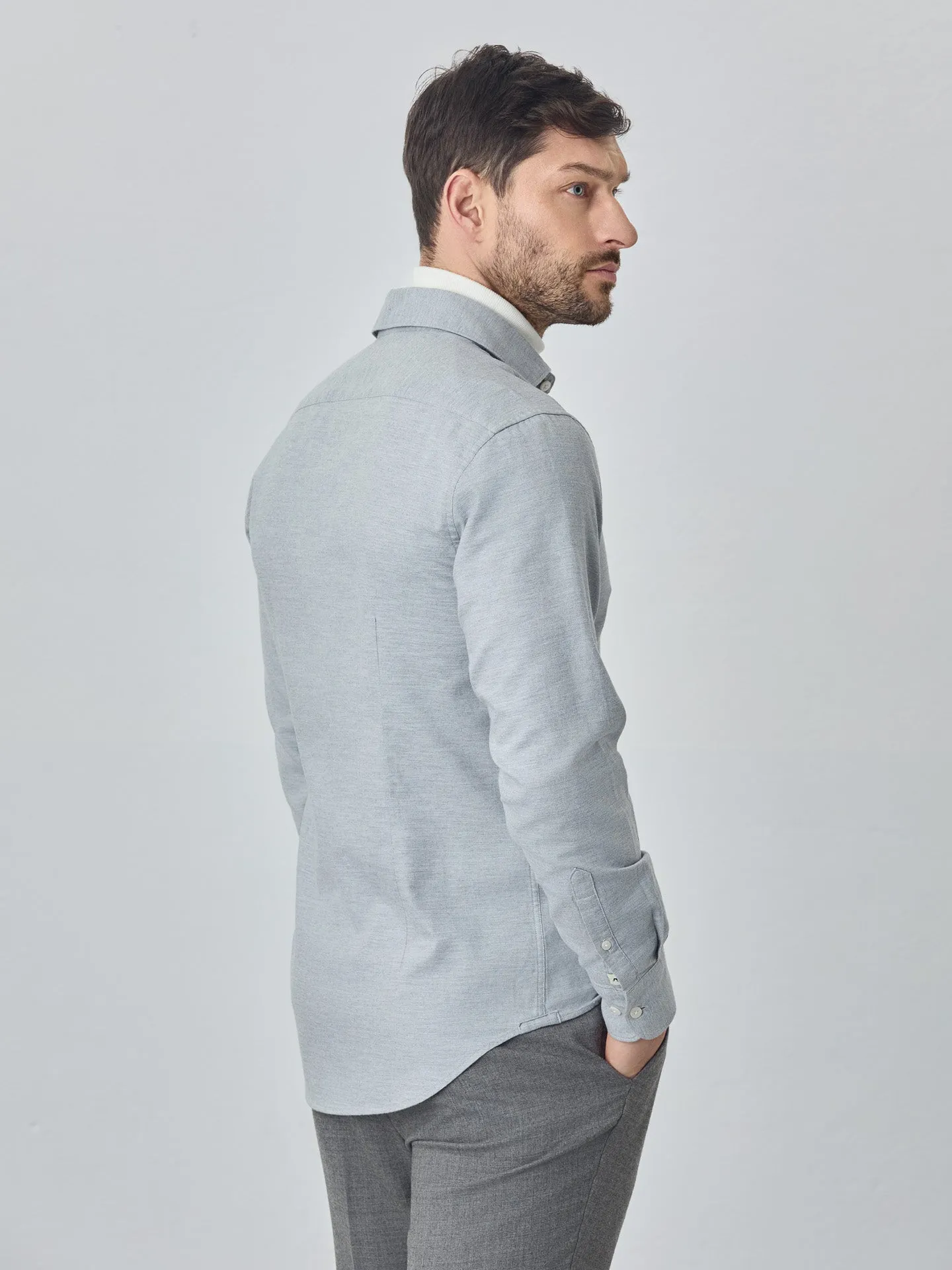 Soft Flannel mélange shirt