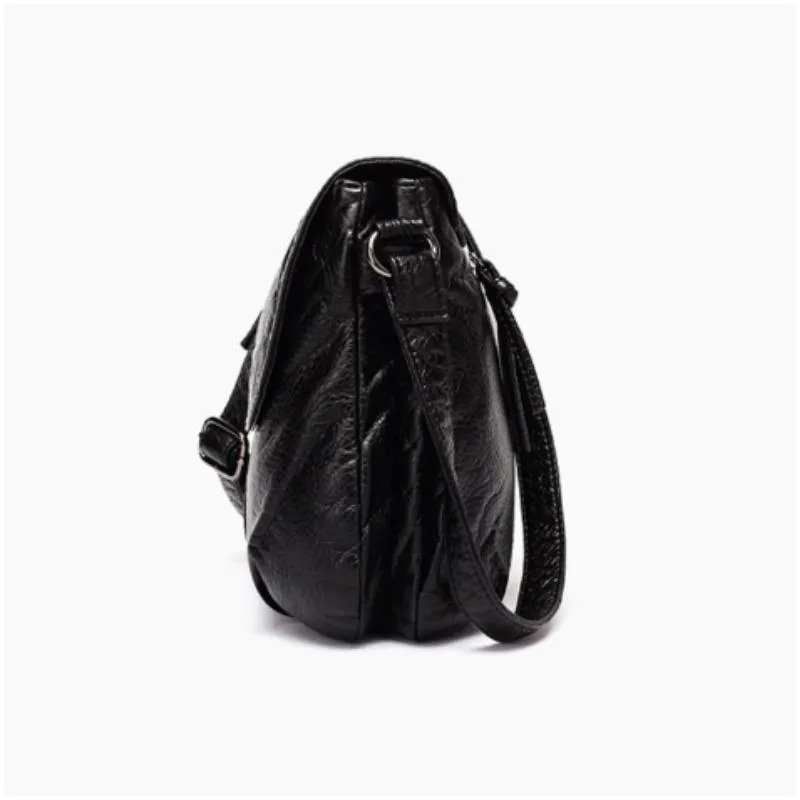 Soft PU Leather Lightweight Crossbody Bag