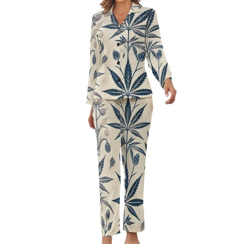 Soft Sativa Satin Pajamas