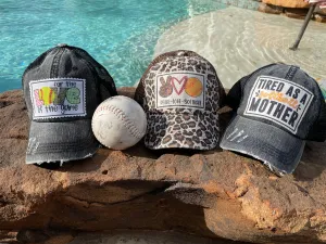 Softball Themed Caps
