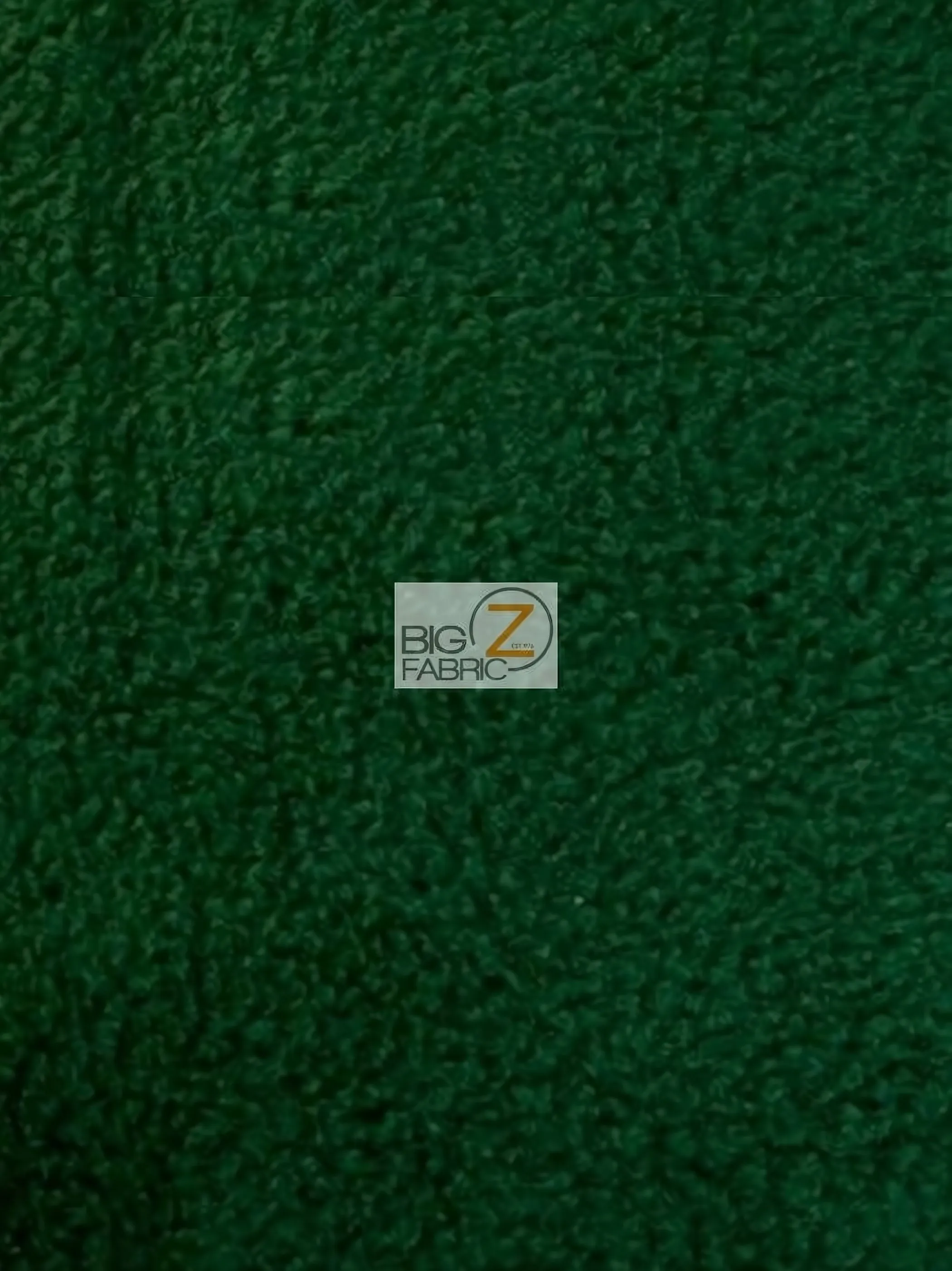 Solid Fleece Fabric / Hunter Green