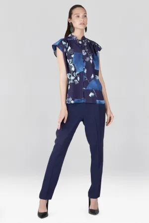 Solid Fluid Crepe Pants