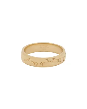 Solid Gold Dante Ring