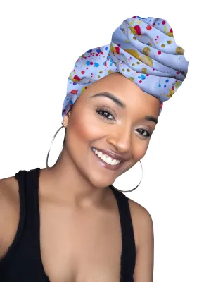 Splatter Stretched Fabric Head wrap