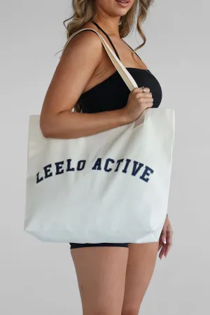 Sports Club Tote Bag - Beige