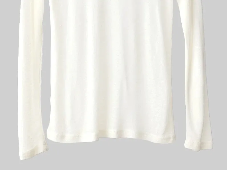 Spring Sexy Elastic Korean Style Skinny Slim Fit Long Sleeve Tops #2123