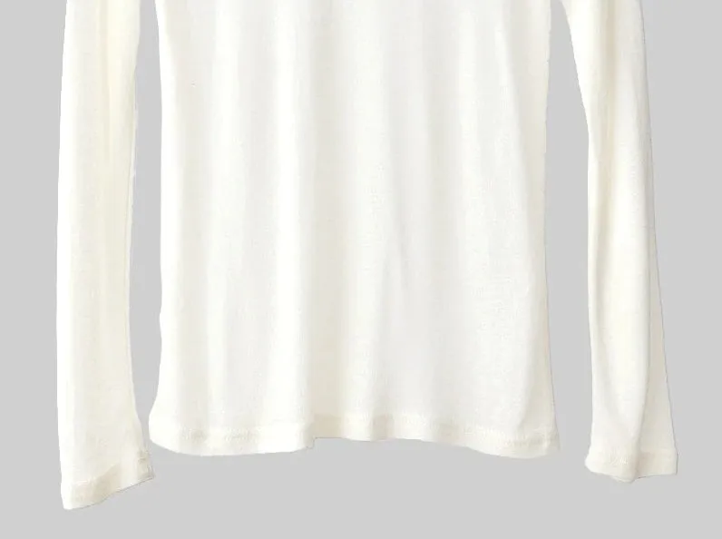 Spring Sexy Elastic Korean Style Skinny Slim Fit Long Sleeve Tops #2123