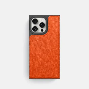 Square Case For iPhone 16 Pro In Epsom-Style Calf
