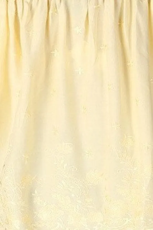 Square Neck Embroidered Blouse