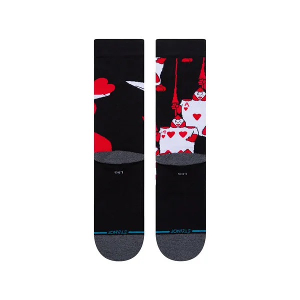 Stance Off With Their Heads Sock - Black