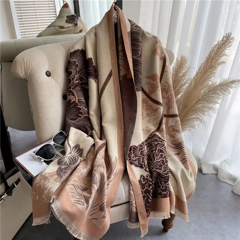 Star Thick Warmth Cashmere Korean Spring And Autumn Ladies Scarf