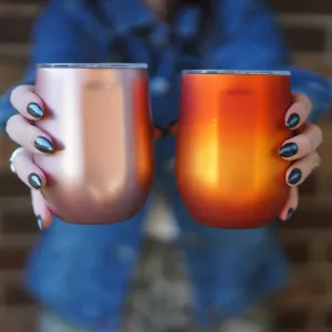 Stemless Wine Glass Tumbler Free Gift with Purchase