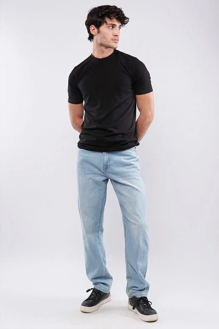 Straight Fit Denim - Sky Blue