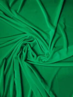 Stretch Velvet Velour Spandex 360 Grams Costume Fabric / Jade / Sold By The Yard