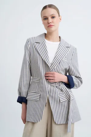Striped Linen Jacket