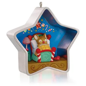 Sugar Plum Star Cookie Cutter Mouse Ornament 2015 Hallmark
