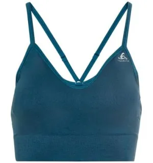 Sujetador Odlo Acolchado sin costuras Soft 2.0 (Azul ala cerceta) mujer