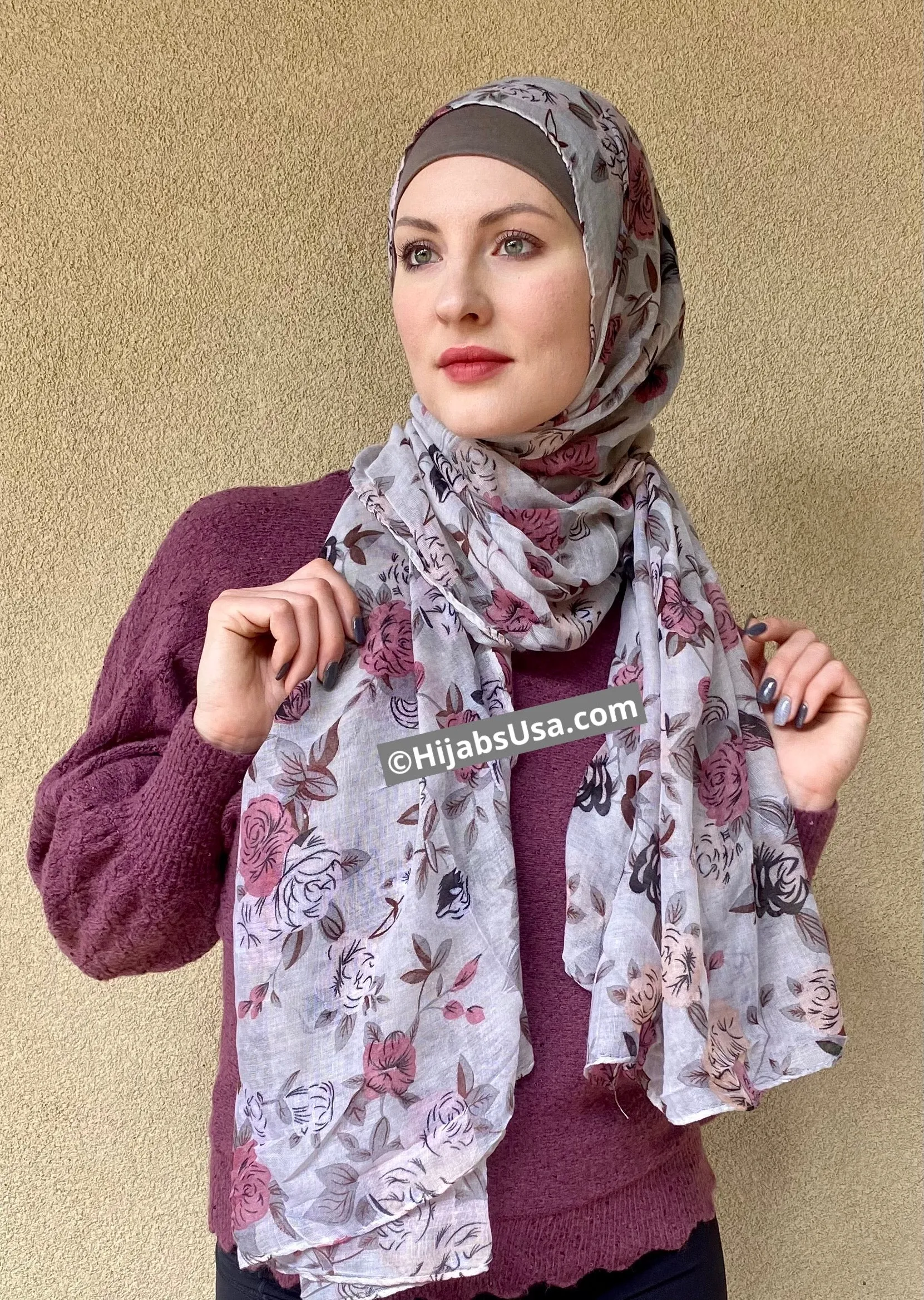 Summer Blossom Hijab/Shawl/Wrap