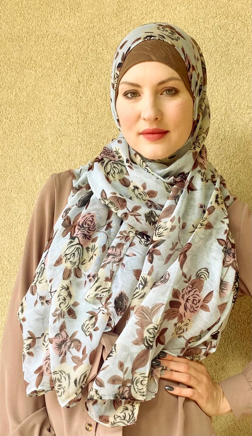 Summer Blossom Hijab/Shawl/Wrap