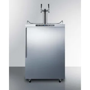 Summit 24" Wide Outdoor Dual Tap Kegerator SBC635MOS7HVTWIN