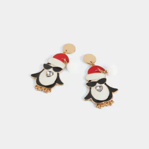Sunglasses Penguin Earring