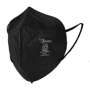 Suvayu N-95 ISI Certified A.I.I.M.S Approved 5-Layer FFP2 Mask - Black