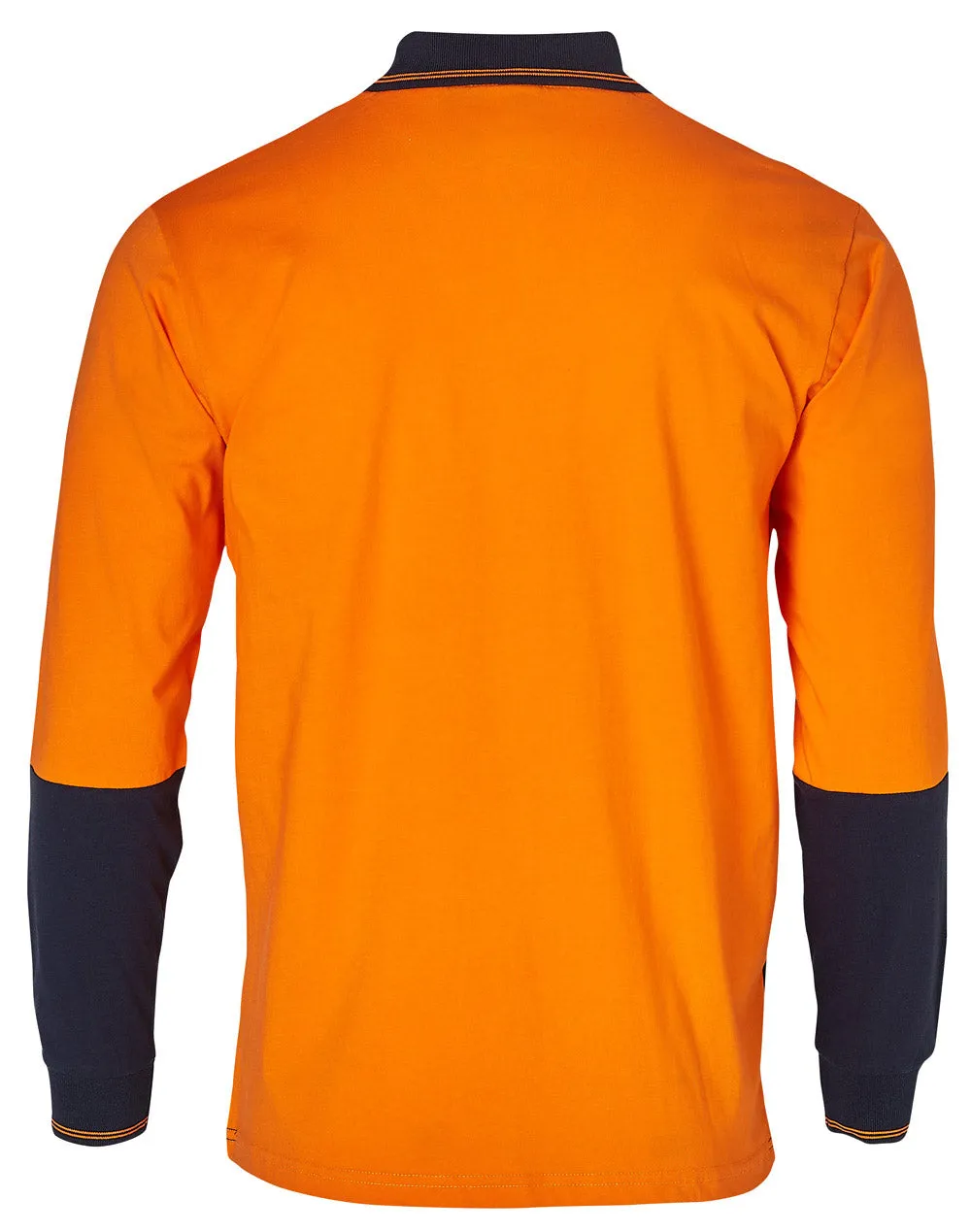 SW36 Cotton Jersey Two Tone Long Sleeve Safety Polo