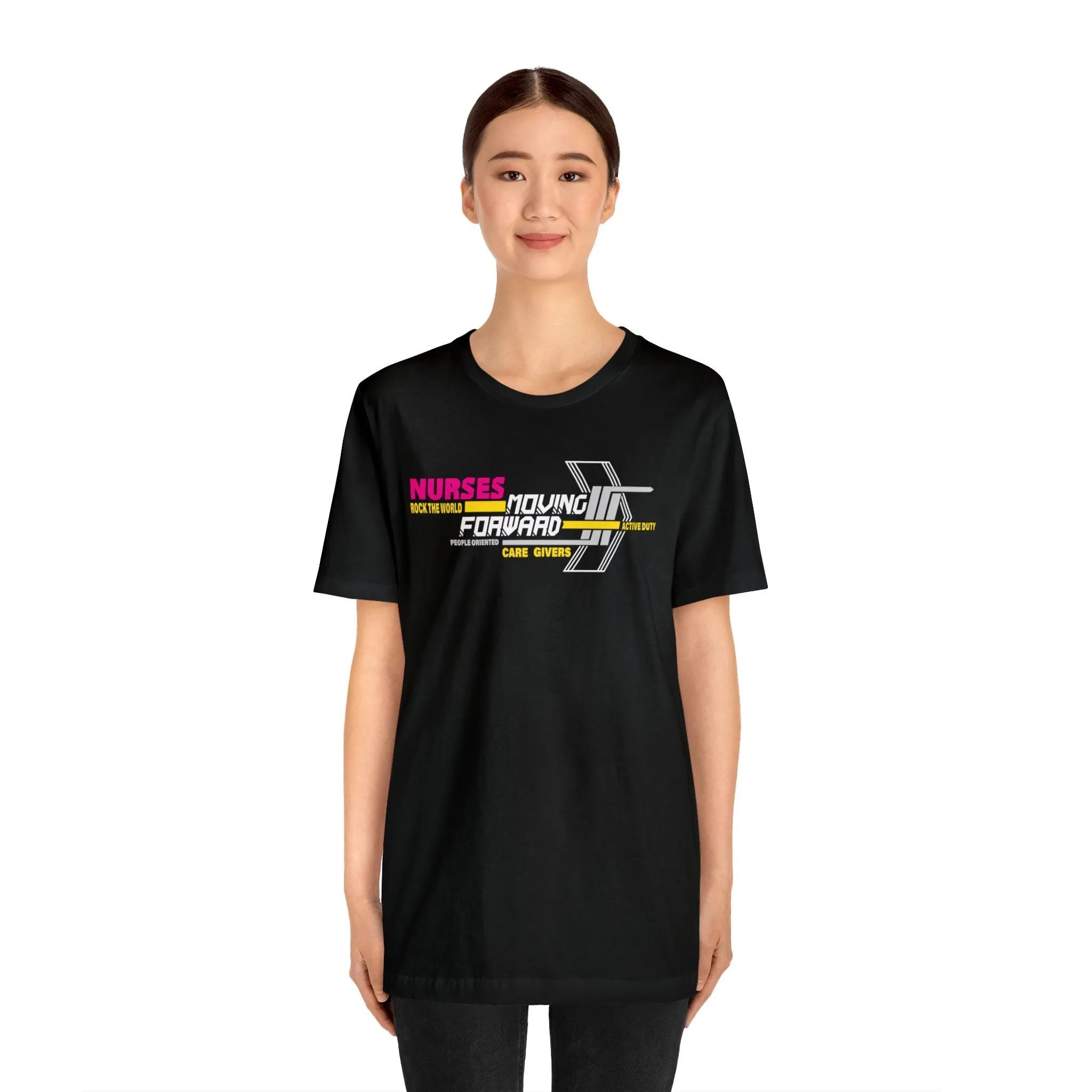 T-shirt Nurses Rock the World | Inspirational tee Motivational t shirt for men and women Trendy Positive Vibes Shirt