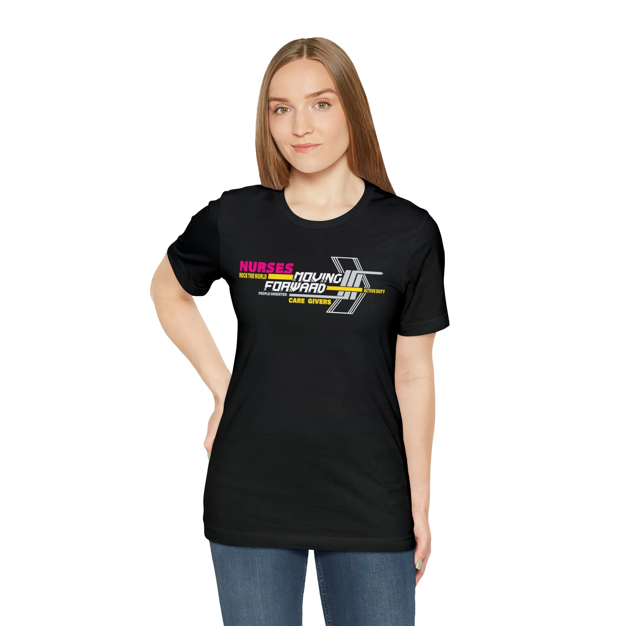 T-shirt Nurses Rock the World | Inspirational tee Motivational t shirt for men and women Trendy Positive Vibes Shirt