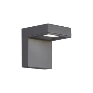 Taag 6 In. LED Outdoor Wall Sconce 3000K Gray Finish