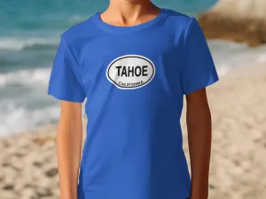 Tahoe California Graphic Print T-Shirts