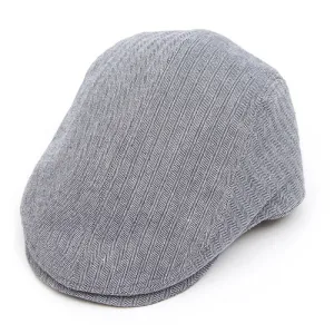 Tailored Driver Flat Cap in Blue or Grey by Christy's London