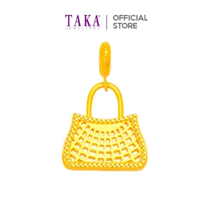 TAKA Jewellery 916 Gold Charm Handbag