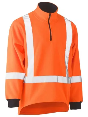 Taped TTMC Hi Vis Polar Fleece Jumper With X Back - BK6249XT
