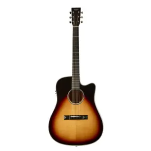 Tasman TA300-CE Dreadnought Cutaway Acoustic Electric with Premium Hard Case