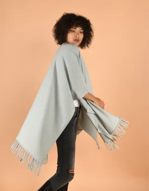 Tassel Cape in Ice Jelly