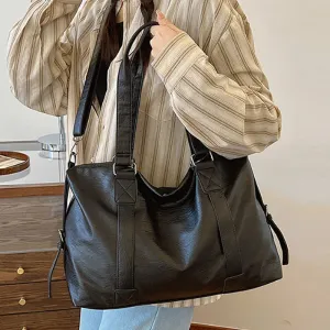 TAVIMART  -  Large capacity women handbag new PU tote bag shoulder bag travel crossbody bag shoulder bag