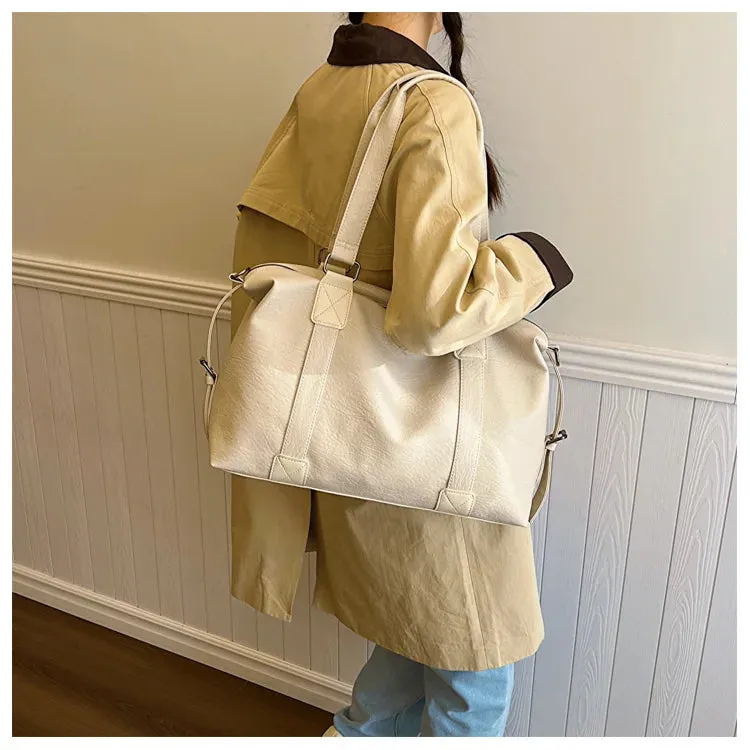 TAVIMART  -  Large capacity women handbag new PU tote bag shoulder bag travel crossbody bag shoulder bag